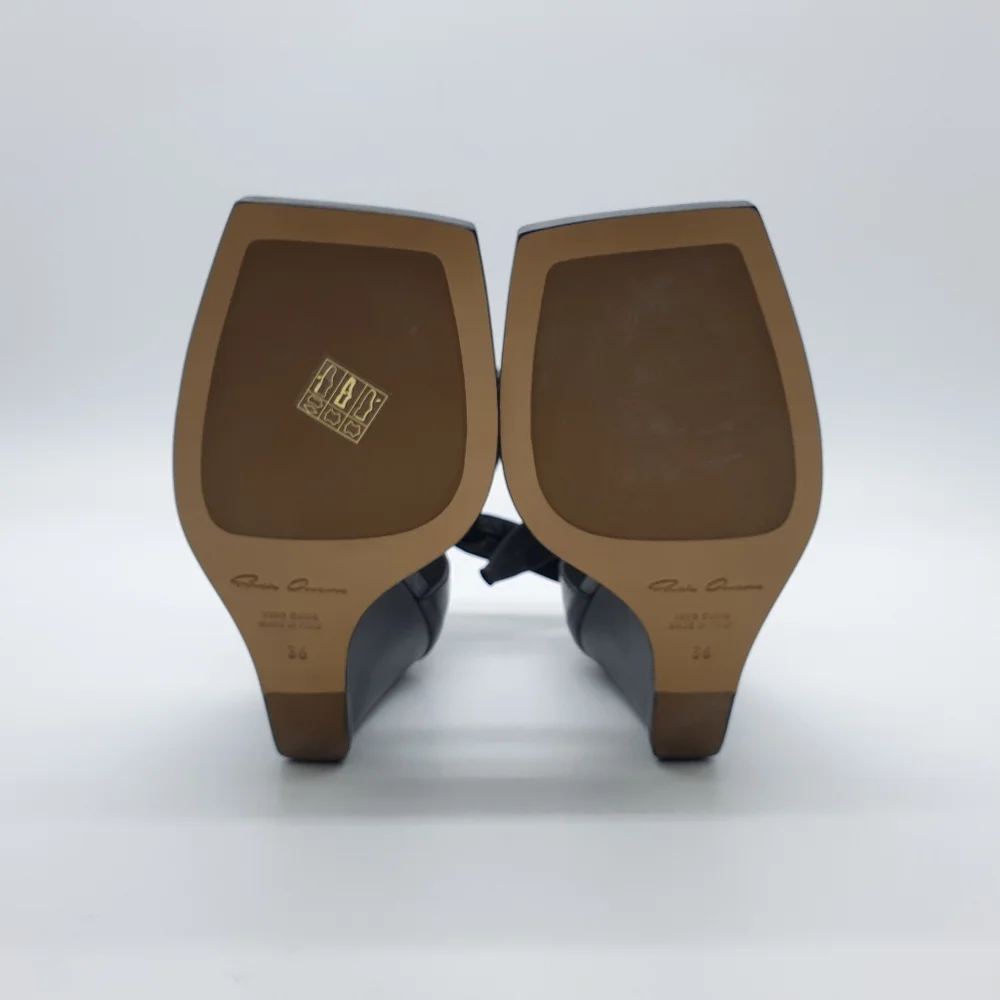 Rick Owens Single Bow Wedge leather - Picture 5 of 10